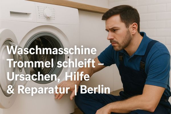 Waschmaschine: Trommel schleift – Ursachen & Hilfe
